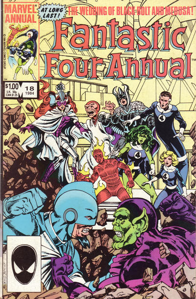 Cover for Fantastic Four Annual (Marvel, 1963 series) #18 [Direct]