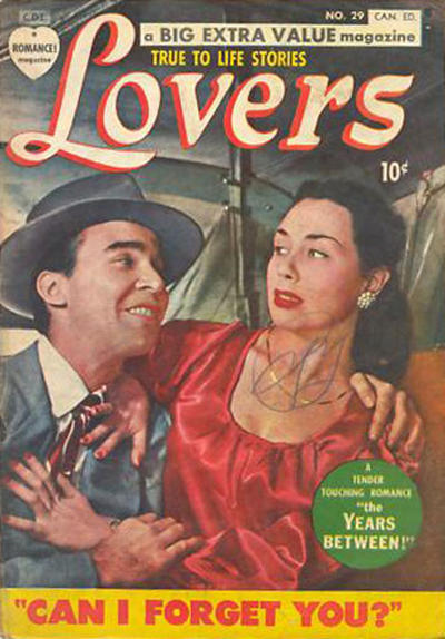 Cover for Lovers (Bell Features, 1949 series) #29