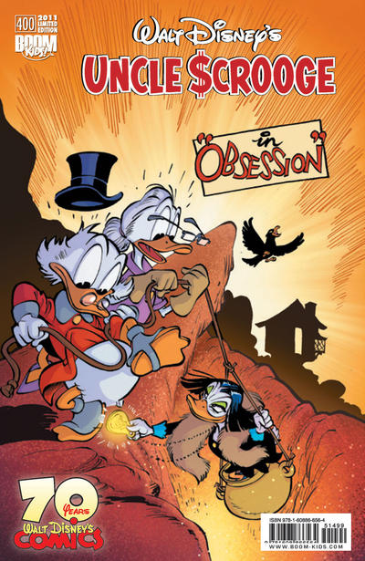 Cover for Uncle Scrooge (Boom! Studios, 2009 series) #400 [1 in 10 Daan Jippes Incentive Cover]