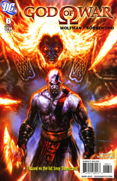Cover for God of War (DC, 2010 series) #6