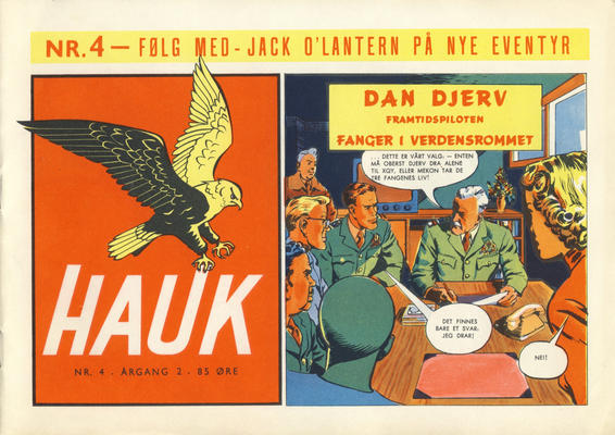 Cover for Hauk (Serieforlaget / Se-Bladene / Stabenfeldt, 1955 series) #4/1956