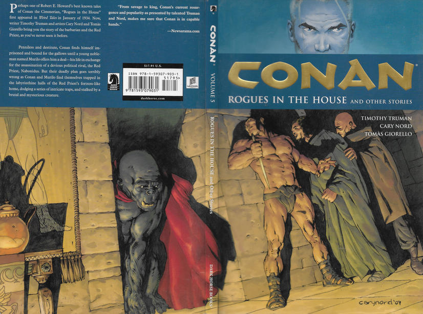 Cover for Conan (Dark Horse, 2005 series) #5 - Rogues in the House and Other Stories