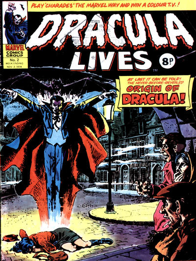 Cover for Dracula Lives (Marvel UK, 1974 series) #2