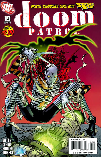 Cover for Doom Patrol (DC, 2009 series) #19