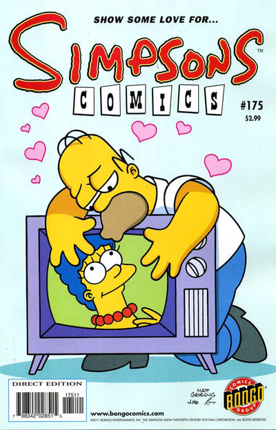 Cover for Simpsons Comics (Bongo, 1993 series) #175