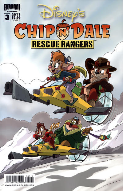 Cover for Chip 'n' Dale Rescue Rangers (Boom! Studios, 2010 series) #3 [Cover B]