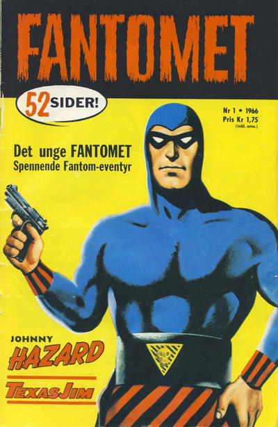 Cover for Fantomet (Romanforlaget, 1966 series) #1/1966