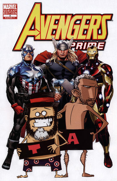 Cover for Avengers Prime (Marvel, 2010 series) #3 [New York Comic Con Variant]