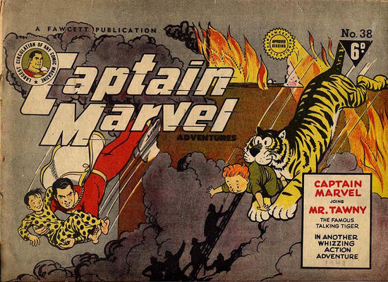 Cover for Captain Marvel Adventures (Cleland, 1946 series) #38
