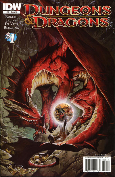 Cover for Dungeons & Dragons (IDW, 2010 series) #0 [Cover B - Wayne Reynolds]
