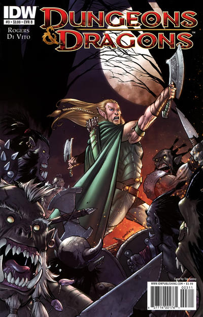 Cover for Dungeons & Dragons (IDW, 2010 series) #3 [Cover B - Tim Seeley]