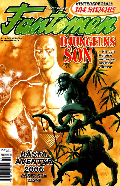 Cover for Fantomen (Egmont, 1997 series) #2/2007