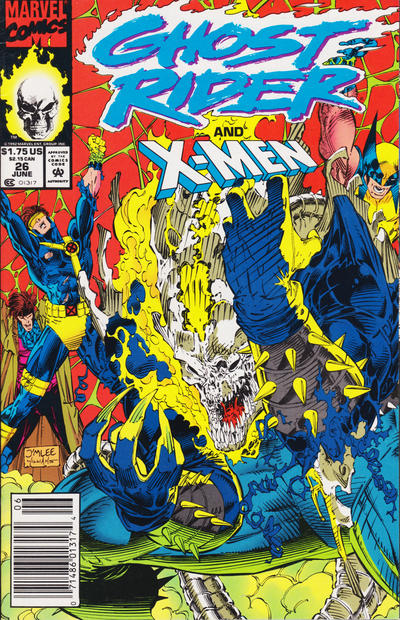 Cover for Ghost Rider (Marvel, 1990 series) #26 [Newsstand]