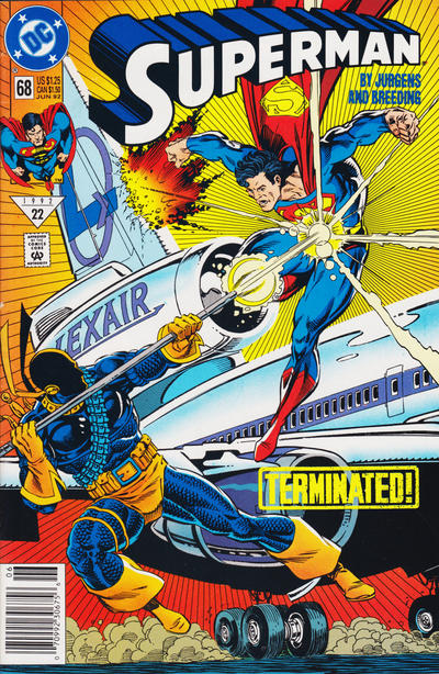 Cover for Superman (DC, 1987 series) #68 [Newsstand]
