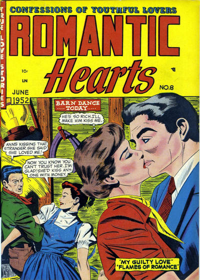 Cover for Romantic Hearts (Story Comics, 1951 series) #8