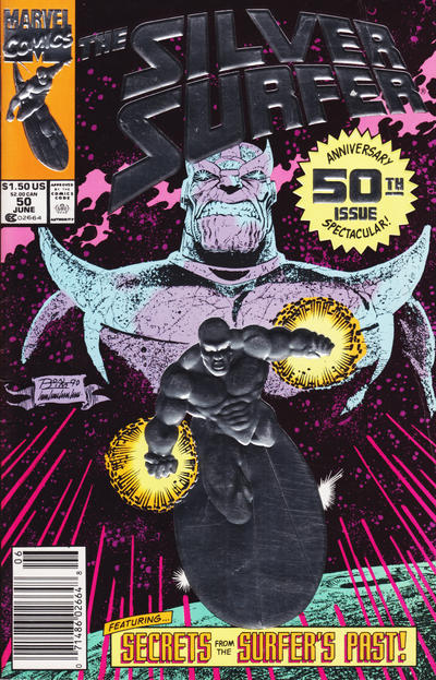 Cover for Silver Surfer (Marvel, 1987 series) #50 [Newsstand]