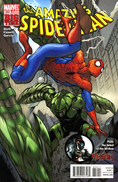 Cover for The Amazing Spider-Man (Marvel, 1999 series) #654 [Direct Edition]