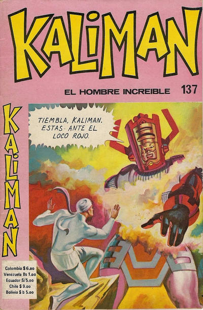 Cover for Kaliman (Editora Cinco, 1976 series) #137