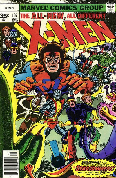 Cover for The X-Men (Marvel, 1963 series) #107 [35¢]