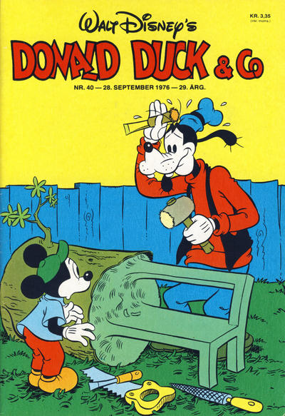 Cover for Donald Duck & Co (Hjemmet / Egmont, 1948 series) #40/1976