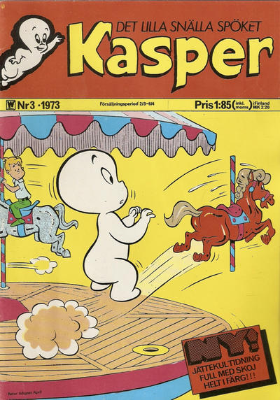 Cover for Kasper (Williams Förlags AB, 1973 series) #3/1973