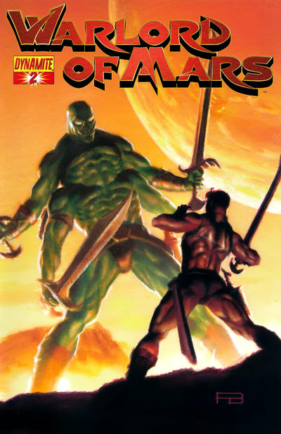 Cover for Warlord of Mars (Dynamite Entertainment, 2010 series) #2 [Cover C - Patrick Berkenkotter]
