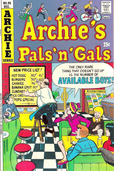 Cover for Archie's Pals 'n' Gals (Archie, 1952 series) #90