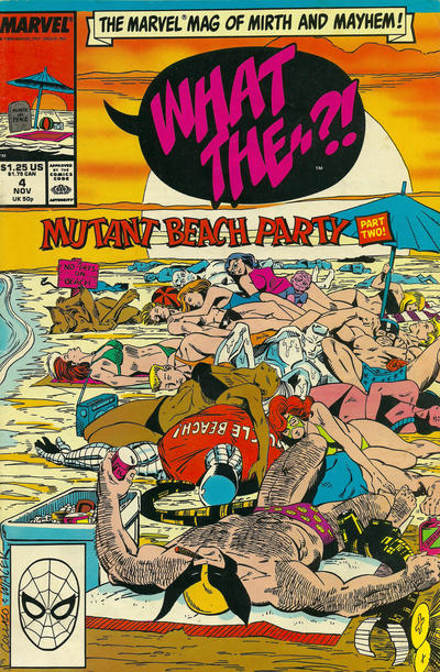 Cover for What The--?! (Marvel, 1988 series) #4 [Direct]