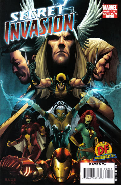 Cover for Secret Invasion (Marvel, 2008 series) #2 [Variant Edition - Dynamic Forces - Mel Rubi Cover]