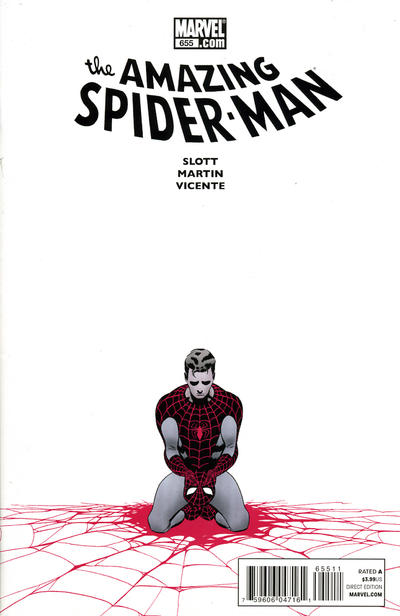 Cover for The Amazing Spider-Man (Marvel, 1999 series) #655 [Direct Edition]