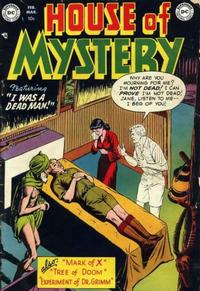 Cover Thumbnail for House of Mystery (DC, 1951 series) #2