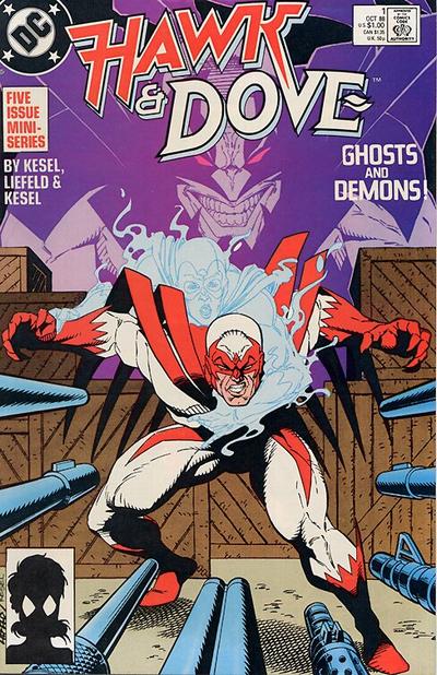 Cover for Hawk and Dove (DC, 1988 series) #1 [Direct]