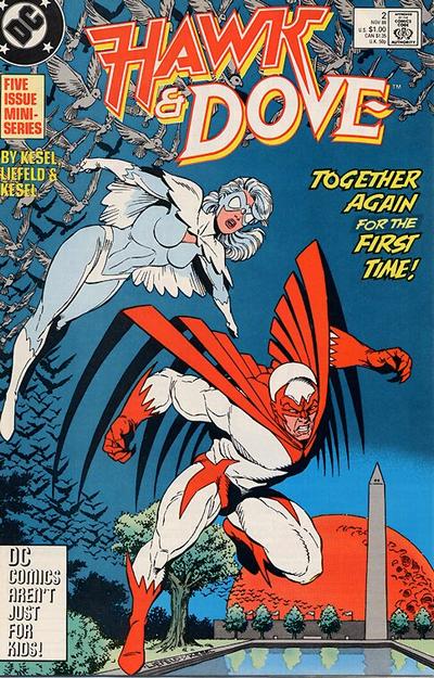 Cover for Hawk and Dove (DC, 1988 series) #2 [Direct]