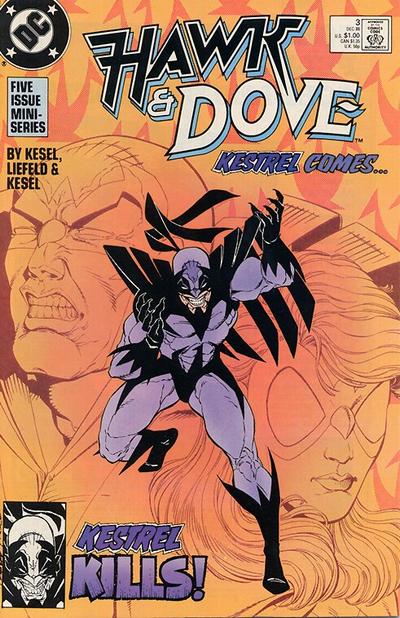 Cover for Hawk and Dove (DC, 1988 series) #3 [Direct]