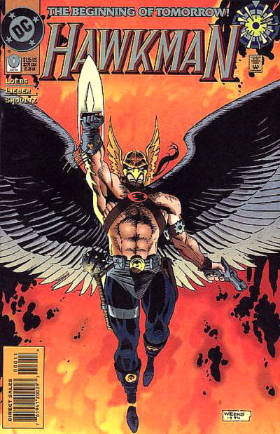 Cover for Hawkman (DC, 1993 series) #0 [Direct Sales]