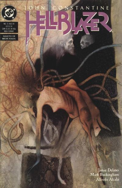 Cover for Hellblazer (DC, 1988 series) #21