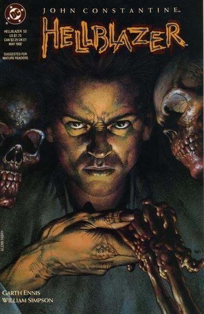 Cover for Hellblazer (DC, 1988 series) #53