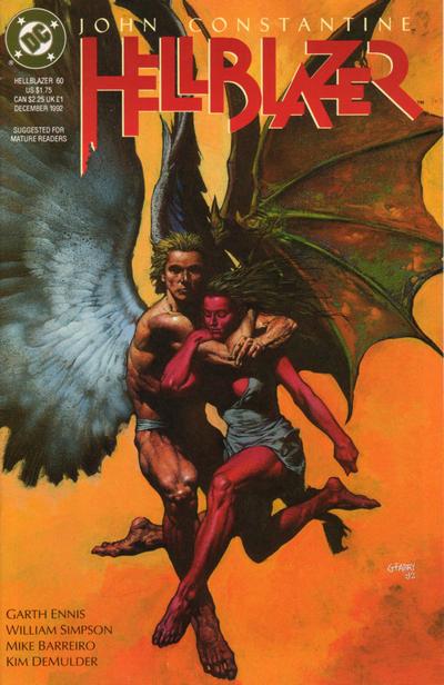 Cover for Hellblazer (DC, 1988 series) #60