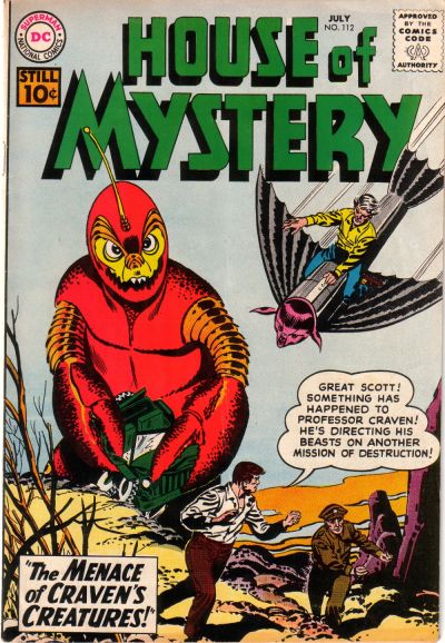 Cover for House of Mystery (DC, 1951 series) #112