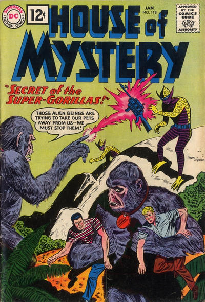 Cover for House of Mystery (DC, 1951 series) #118