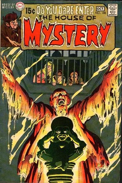 Cover for House of Mystery (DC, 1951 series) #188