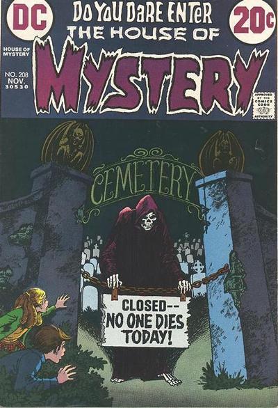 Cover for House of Mystery (DC, 1951 series) #208