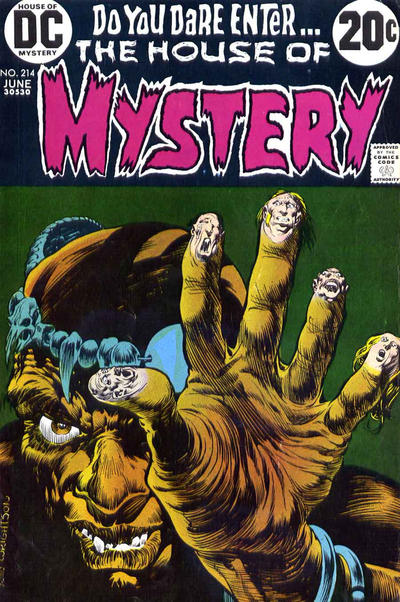 Cover for House of Mystery (DC, 1951 series) #214