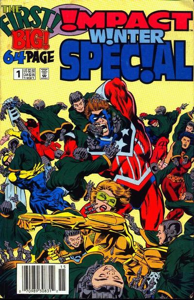 Cover for Impact Christmas Special (DC, 1991 series) #1 [Newsstand]