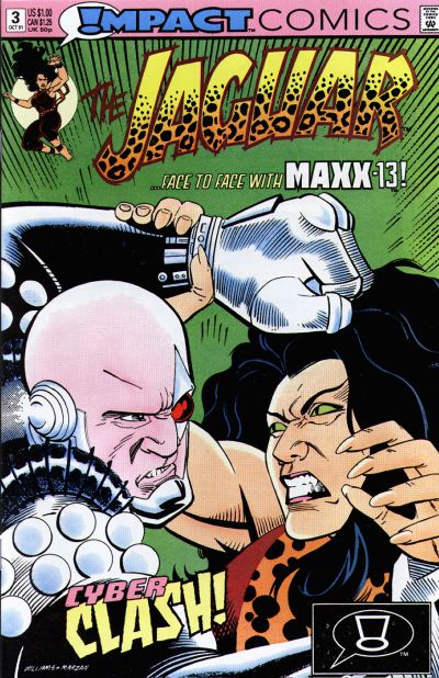 Cover for The Jaguar (DC, 1991 series) #3 [Direct]