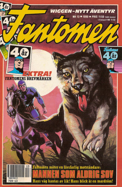 Cover for Fantomen (Semic, 1958 series) #13/1990