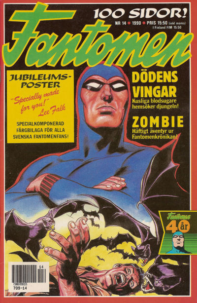 Cover for Fantomen (Semic, 1958 series) #14/1990