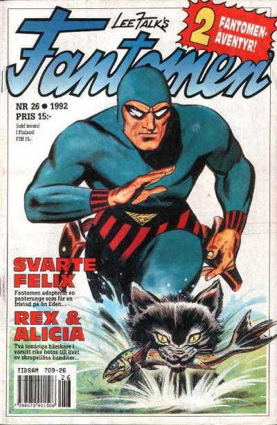 Cover for Fantomen (Semic, 1958 series) #26/1992