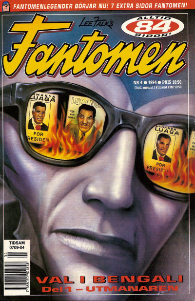 Cover for Fantomen (Semic, 1958 series) #4/1994