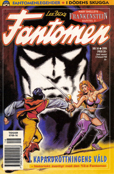 Cover for Fantomen (Semic, 1958 series) #16/1995
